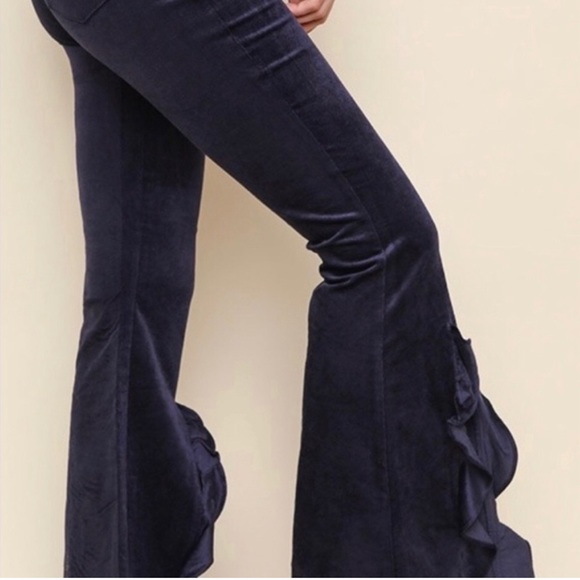 Brush, fabric bell bottoms pants - Picture 2 of 12